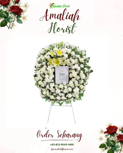 Krans Bunga Duka Cita di Kebanaran