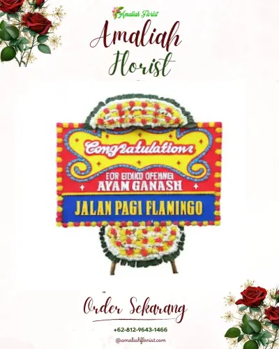 Bunga Papan Congratulation di Kebanaran
